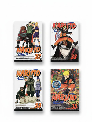 Naruto Volume 32-35(Paperback, MASASHI KISHIMOTO)