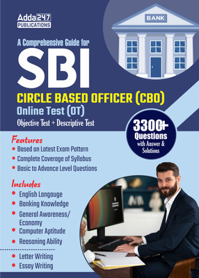 Comprehensive Guide For SBI Circle Based Officer (CBO) Online Test 2025 With 3300+ Questions With Answer & Solutions(Paperback, Adda247 Publications)