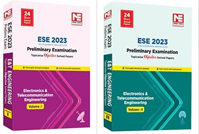 Ese Prelims Exam 2023 Electronics & Telecommunication Engineering Topicwise Objective Soled Papers Volume 1 And 2 Combo Set Of Two Book(Paperback, made easy)