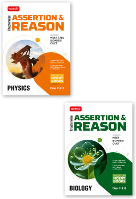 MTG Chapterwise Assertion & Reason Physics, Biology (Class-11 & 12) - Available A & R Questions Of 19 Years AIIMS & 5 Years NEET And Boards Exam (Based On NCERT Books)(Paperback, MTG Editorial Board)