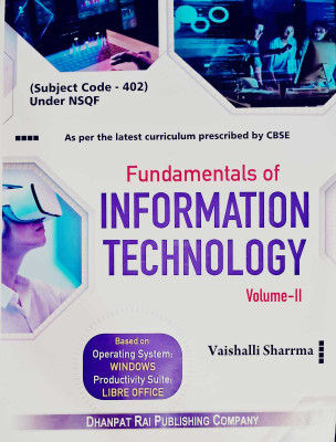 Fundamentals Of Information Technology Volume -2 For Class - 10(Paperback, Vaishali Sharma)