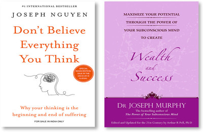 Don’t Believe Everything You Think + MAXIMIZE YOUR POTENTIAL THROUGH THE POWER OF YOUR SUBCONSCIOUS MIND TO CREATE WEALTH AND SUCCESS (ENGLISH)(Paperback, Joseph Nguyen, DR JOSEPH MURPHY)