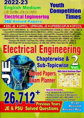 Electrical Je Chapterwise & Sub Topicwise Vol.2 Solved Paper Exam 
planner ( English Medium )(Paperback, YCT)