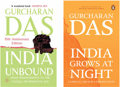 India Grows At Night: A Liberal Case For A Strong State Gurcharan Das & India Unbound: From Independence To The Global Information Age Gurcharan Das (Set Of 2 Books)(Paperback, DAS, GURCHARAN)