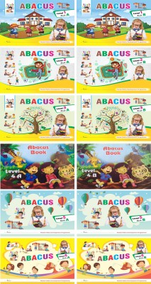 Abacus Boook Level 1 To 8 A+B (Combo Pack Total 16 Books)(Paperback, Abacusgayan)