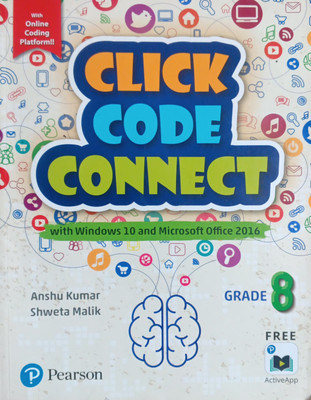 Click Code Connect Grade 8(Pepper back, Anshu kumar)
