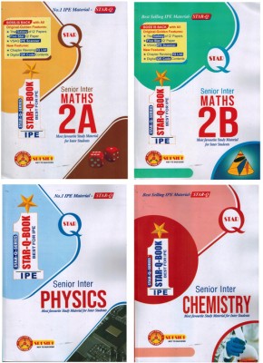 STAR Q - Intermediate Second Year MPC Study Material ( Maths IA, IB, Physics And Chemistry ) SET Of 4 Books(Paperback, Star Q Series)