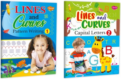 Early Learning Books Pack Of 2 | Lines And Curves–1 Pattern Writing And Lines And Curves–2 Capital Letters(Paperback, Manoj)