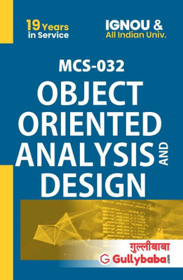 MCS-32 Object Oriented Analysis And Design For IGNOU MCA Computer Application(Paperback, Expert Panel)
