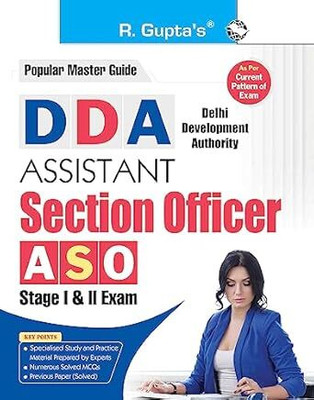 DDA: Assistant Section Officer (ASO) Stage I & Stage II Recruitment Exam Guide Paperback(Paperback, RPH Editorial Board)