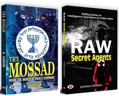 The Mossad: Israeli Espionage + Raw Secret Agents: Indian Spies | Set Of 2 Books(Paperback, N. Chokkan, Harsha Sharma)