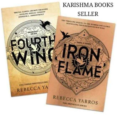 Iron Flame + Fourth Wings Combo Set (Paperback, Rebecca Yorros)(Paperback, Rebecca Yorros)