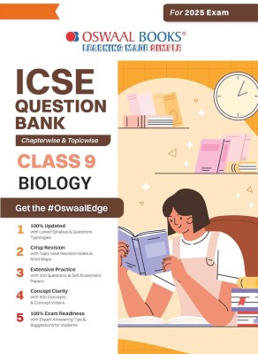 Oswaal ICSE Question Bank Biology Class 9(Paperback, A Panel of Teachers)