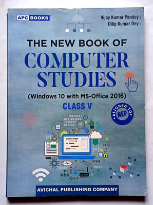 The New Book Of Computer Studies Class- 5 (Old Book)(Paperback, Vijay kumar Pandey, Dilip Kumar Dey)