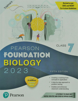 Cbse Pearson Iit Foundation Biology Class 7 2023 Pearson India Education Services Pvt. Ltd(Paperback, TRISHNA' S)