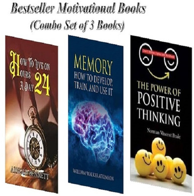 How To Live On 24 Hours A Day, Memory: How To Develop, Train And Use It & The Power Of Positive Thinking (Combo Set Of 3 Bestseller Motivational Books)(Hardcover, Arnold Bennett, William Walker Atkinson & Norman Vincent Peale)