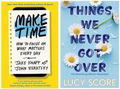 Make Time: How To Focus On What Matters Every Day + THINGS WE NEVER GOT OVER: The TikTok Bestseller And Perfect Small-Town Romcom! (Knockemout Series) 2 BOOKS SET(Paperback, Jake Knapp, John Zeratsky, Lucy Score)