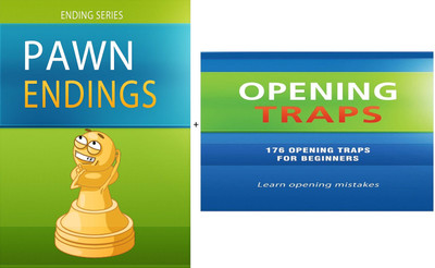 Pawn Endings & Opening Traps - Chess Exercise Book For Chess Players -Pawn Endings 269 Puzzles And 176 Opening Traps With Answers(Paperback, Natarajan M)