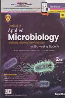 Textbook Of Applied Microbiology [2 Nd Edition] For Bsc Nursing Students Semester -3, By Anju Dhir(Paperback, ANJU DHIR)
