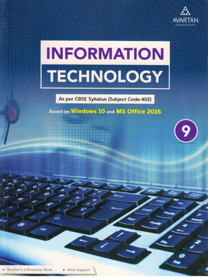 AVARTAN INFORMATION TECHNOLOGY - 9 (As Per CBSE Syllabus, Subject Code-402)(Paperback, Avartan)