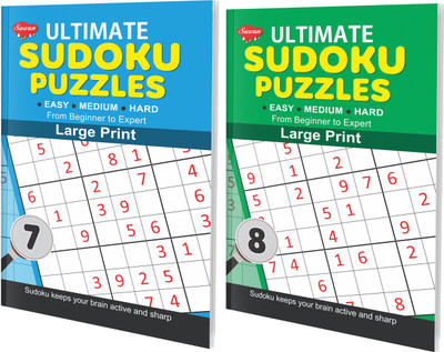 Set Of 2 Ultimate Sudoku Puzzles - 7 & 8 :A Perfect Guide To Sharp Young Minds(Paperback, Sawan)