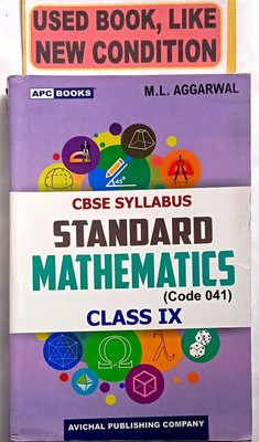 Cbse Syllabus Standard Mathematics (Code -041)Class- 9 (Old Book)(Paperback, M.L.Aggarwal)