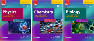 Viva | Biology, Physics, Chemistry Book For Class-10 | [PACK OF 3 ](Paperback, Dr. S.K. Jain, Dr. Shailesh K. Jain)