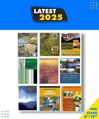 NCERT Geography Books Set Of Class -6 To 12 For UPSC Exams (English Medium)(Paperback binding, NCERT)
