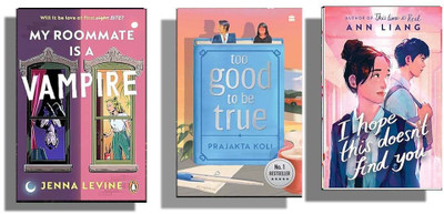 AnushkaBooks Combo:- My Roommate Is A Vampire + Too Good To Be True + I Hope This Doesn't Find You ( English )(Paperback, Ann Liang, Jenna Levine, Prajakta Koli)