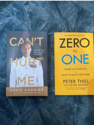 Cant't Hurt Me + Zero To One(Paperback, DAVID GOGGINS, PETER THIEL)