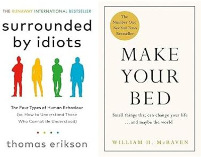 Surrounded By Idiots + Make Your Bed(Paperback, Thomas Erikson / Admiral William H. McRaven)