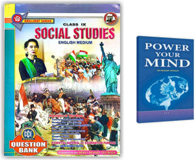 Telangana 9th Class Social Studies Question Bank , Power Your Mind Book - Pack Of 2 Books [ ENGLISH MEDIUM ](Paperback, VGS BRILLIANT SERIES)