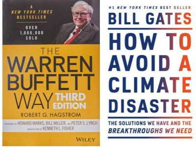 The Warren Buffett Way + How To Avoid A Climate Disaster (Paperback, Bill Gates + Robet G. Hagstorm) (A/S Book Seller)(Paperback, Robet G. Hagstorm, Bill gates)