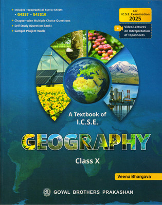 A Textbook Of I.C.S.E GEOGRAPHY Class 10(Paperback, Veena Bhargava)