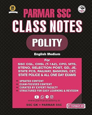 Parmar Sir Ssc Classnotes Polity(Paperback, PARMAR SIR)