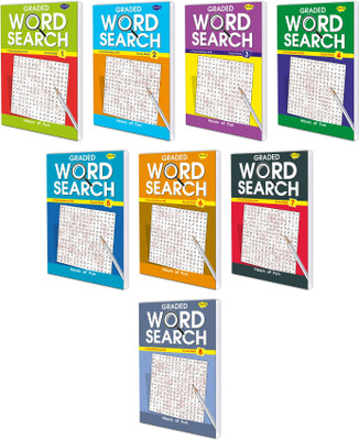 Sawan Present Set Of 8 Graded Word Search | Graded Word Search-1 To 8(Perfect Binding, Manoj Publications Editorial Board)
