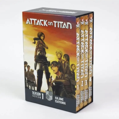 Generic Books. Attack On Titan ( COMBO BOX SET 4 BOOKS )(Paperback, Pvt India)