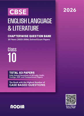CBSE Class 10 English Language And Literature Chapterwise Previous Year Question Bank (PYQ) For 2026 Exam(Paperback, MCQGPT)