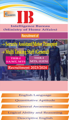 IB Intelligence Bureau Security Assistant/ Motor Transport, MTS (Gen) Recruitment 2023-2024 (Set Of 5 Books)(Paperback, CHETAN SAKHUJA)