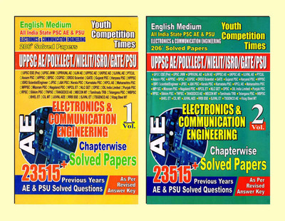 UPPSC AE Electronics & Communication Engineering Chapterwise Solved Papers (English Medium) Vol 1 & 2(Paperback, yct)