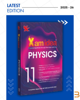 Xam Idea Physics Class 11 (2025-26) | Latest CBSE Syllabus| NEP 2020 & NCFSE 2023 Aligned | With Competency-Focused & Free Response Qs | Self-Assessment Tests(Paperback, Xamidea Editorial Board (Author))