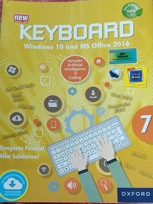 Oxford New Keyboard Class 7(Pepper back, Sangeeta panchal, Alka sabharwal)