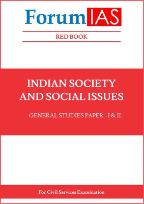 Forum IAS Red Book Indian Society And Social Issue Printed Notes For UPSC Mains(Spiral Bound, Forum IAS)