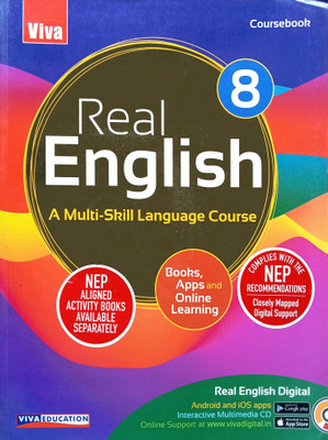 Real English Coursebook Class-8(Old Book)(Paperback, BEENA SUGATHAN)