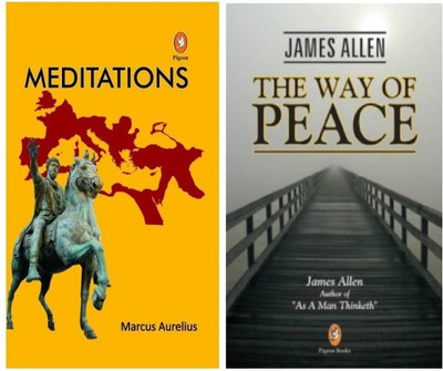 Meditations & The Way Of Peace (Combo Set Of 2 Bestseller Books)(Paperback, Marcus Aurelius & James Allen)