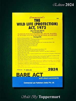 Commercial’s The Wild Life (Protection) Act, 1972 Edition 2024(Paperback, COMMERCIAL LAW PUBLISHERS)