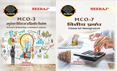 MCO-03 Research Methodology And Statistical Analysis MCO -07 Financial Management(Paperback, Hindi, Expert Panel)
