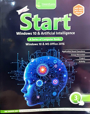 Let's Start Windows 10 & Artificial Intelligence A Series Of Computer Books Class 3(Paperback, ANIL DHANWANI)