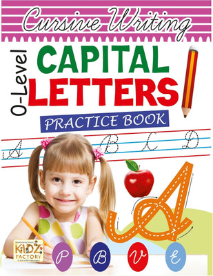 O-Level Cursive Writing Capital Letters(Saddle Stitch, Kidz Factory Experts)