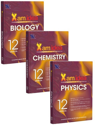 Xam Idea Class 12 (3-Books Set ) Biology+ Physics + Chemistry (2025-26) Empowering Minds With New Age Learning | NEP & NCFSE Aligned(Paperback, Xamidea Editorial Board)